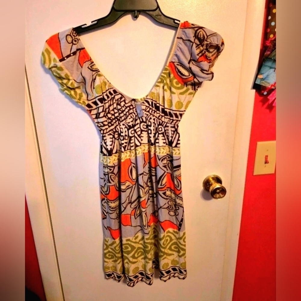 Lush Women's Size Small Abstract Print Dress